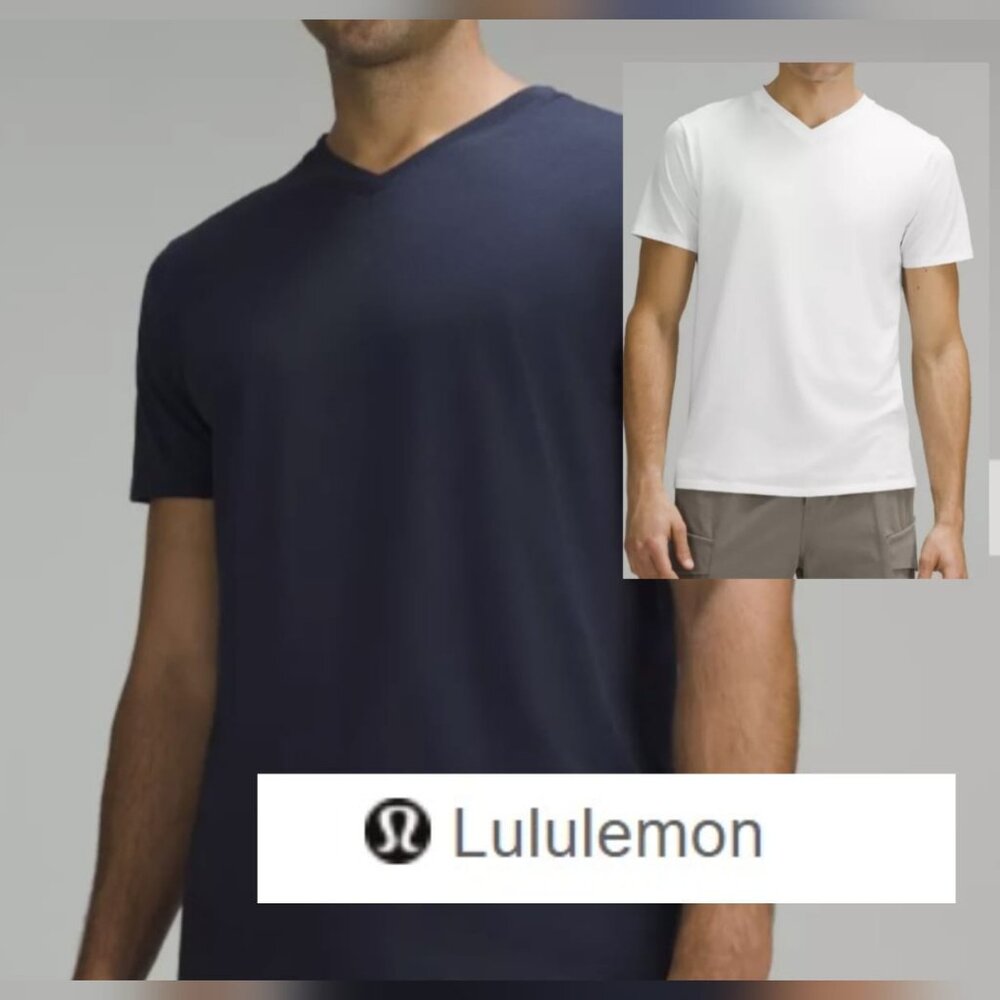 LULULEMON MEN'S V-NECK -  2 SHIRTS! 🆕🆕🆕